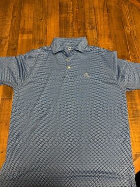 Rhoback Men's Blue Basketball Polo